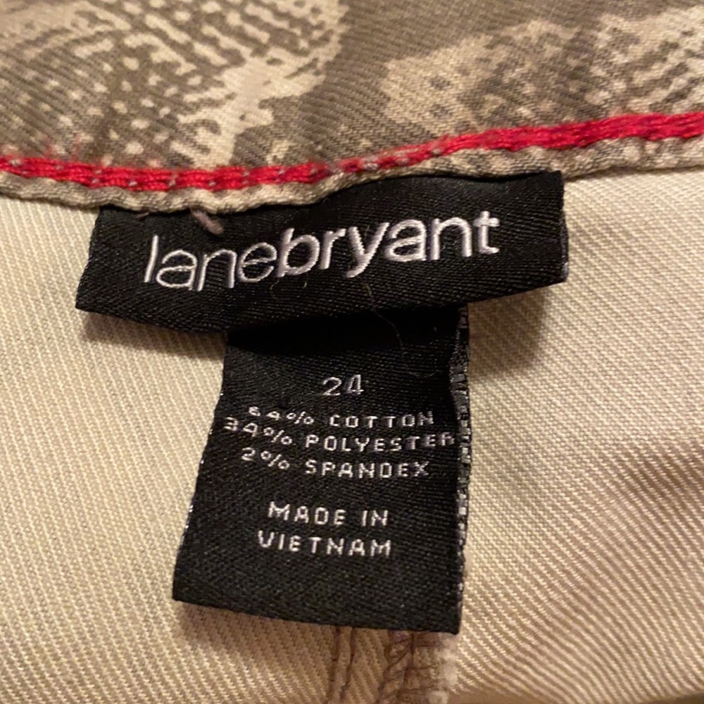 Lane Bryant Pants Size 24-Snake Skin Look - Picture 5 of 6